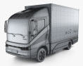 BYD ETM6 Box Truck 2024 3d model wire render