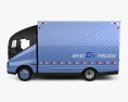 BYD ETM6 Box Truck 2024 Modello 3D vista laterale
