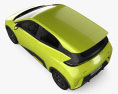 BYD Seagull 2023 3d model top view