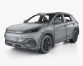BYD Atto 3 with HQ interior 2023 3D-Modell wire render