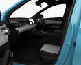 BYD Atto 3 with HQ interior 2023 3D модель seats