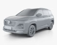 Baojun 530 2022 3D-Modell clay render