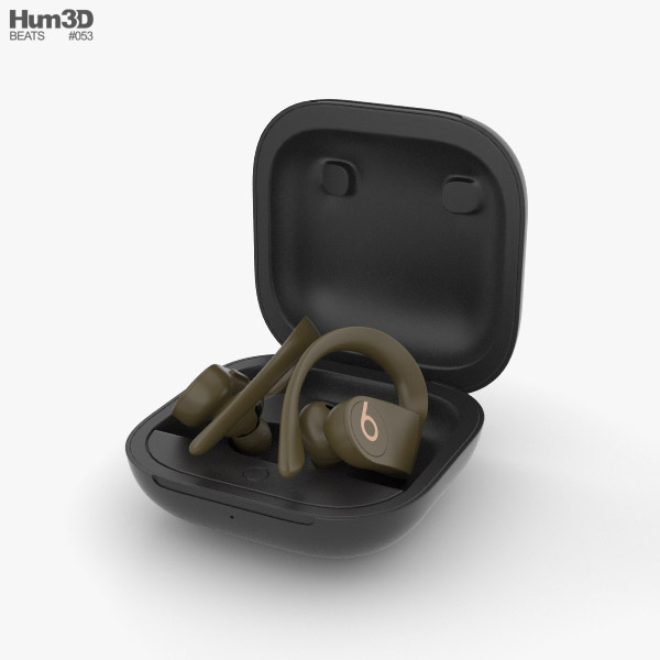 Beats Powerbeats Pro Moss 3D model - Electronics on 3DModels