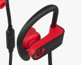 Beats Powerbeats 3 Black Red Modelo 3d