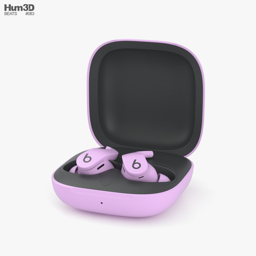 Beats Fit Pro Purple 3D 모델 