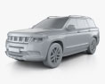 Beijing BJ90 2022 3D-Modell clay render