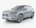 Beijing X7 2023 Modello 3D clay render