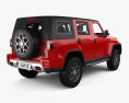 Beijing BJ40 Plus with HQ interior 2024 3d model back view