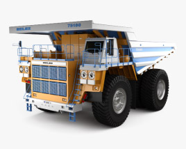 BelAZ 75180 Dump Truck 2014 3D model