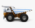 BelAZ 75180 덤프 트럭 2018 3D 모델  side view