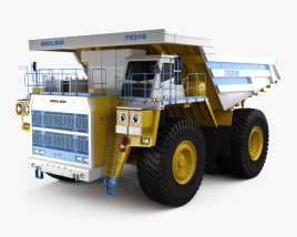 BelAZ 75310 ダンプトラック 2019 3Dモデル