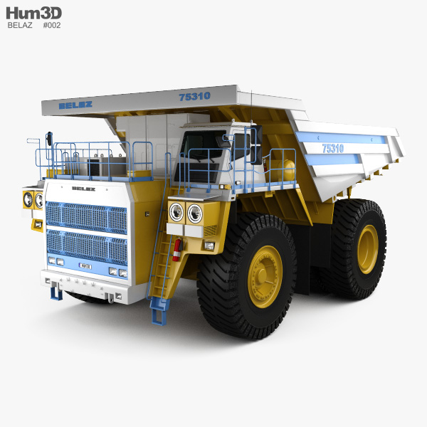 BelAZ 75310 Dump Truck 2016 3D model