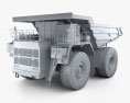 BelAZ 75310 Dump Truck 2016 3d model clay render