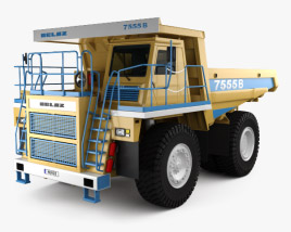 BelAZ 7555B ダンプトラック 2019 3Dモデル