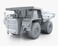 BelAZ 75603 Camion Benne 2012 Modèle 3d clay render