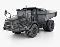 Bell B60E 덤프 트럭 2019 3D 모델  wire render