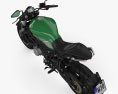 Benelli 752s 2019 3D 모델  top view