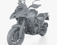 Benelli TRK 502 2024 3D модель clay render