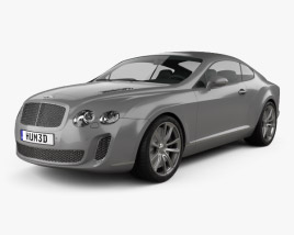 Bentley Continental Supersports 쿠페 2012 3D 모델 
