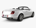 Bentley Continental Supersports 컨버터블 2012 3D 모델  back view
