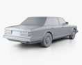 Bentley Mulsanne 1992 3D 모델 