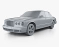 Bentley Arnage T 2009 3d model clay render