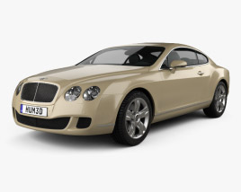 3D model of Bentley Continental GT 2012