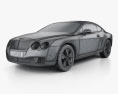 Bentley Continental GT 2012 Modèle 3d wire render