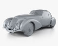 Bentley Embiricos 1938 3d model clay render