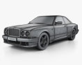 Bentley Continental SC 1999 3D-Modell wire render