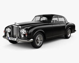 3D model of Bentley S3 Continental Flying Spur Saloon 1964