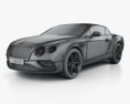 Bentley Continental GTC 2018 3d model wire render