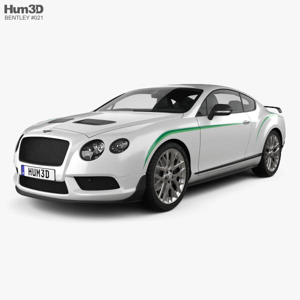 Bentley Continental GT3-R 2018 3D 모델 