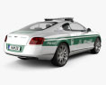 Bentley Continental GT 警察 Dubai 2016 3D模型 后视图