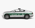 Bentley Continental GT Polizia Dubai 2016 Modello 3D vista laterale