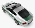 Bentley Continental GT Polizei Dubai 2016 3D-Modell Draufsicht