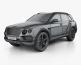 Bentley Bentayga 2019 Modèle 3d wire render