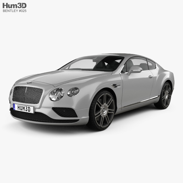 Bentley Continental GT 2018 3D 모델 