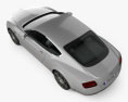 Bentley Continental GT 2018 3D模型 顶视图