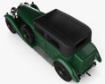 Bentley 8 Litre 1930 3D-Modell Draufsicht