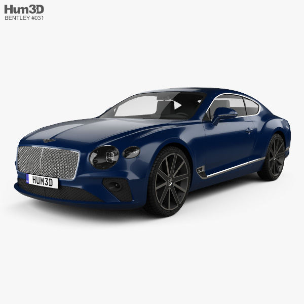 Bentley Continental GT 2021 3D 모델 