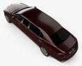 Bentley Mulsanne Grand Limousine Mulliner 2020 3d model top view