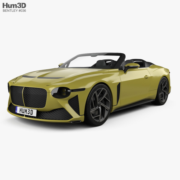 Bentley Mulliner Bacalar 2022 3D 모델 