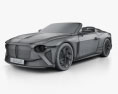Bentley Mulliner Bacalar 2024 3D模型 wire render