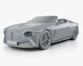 Bentley Mulliner Bacalar 2024 Modèle 3d clay render