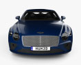 Bentley Continental GT 带内饰 2021 3D模型 正面图