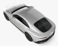 Bentley Mulliner Batur 2024 3D-Modell Draufsicht