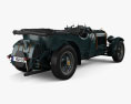 Bentley Speed Six 1933 3D模型 后视图