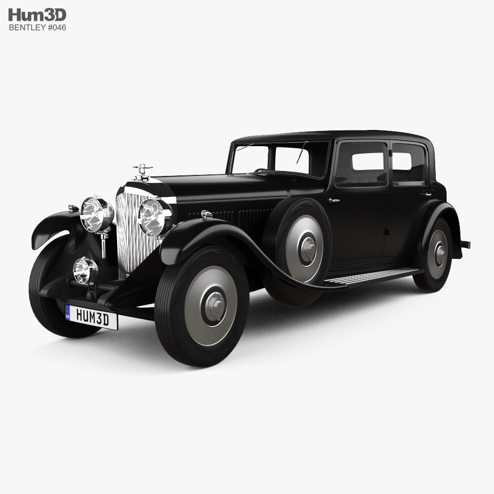 Bentley 8-Litre Mulliner Седан 1934 3D модель