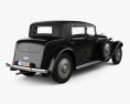 Bentley 8-Litre Mulliner セダン 1934 3Dモデル 後ろ姿